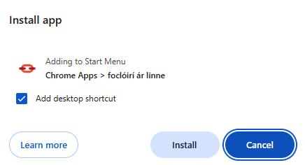 install