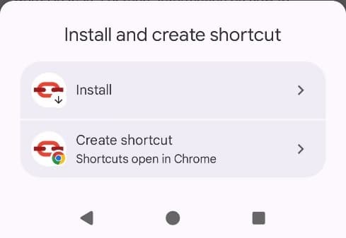install button